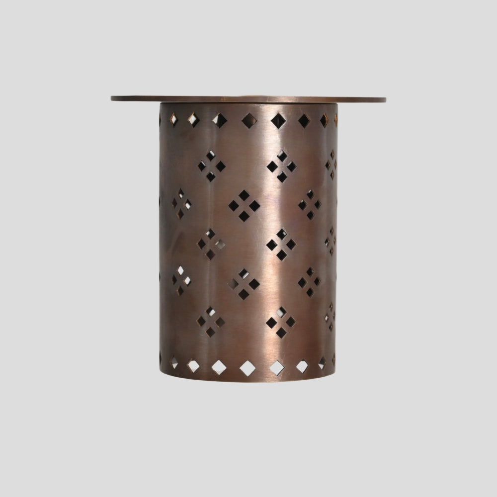 Brass Ceiling Perforated Spot Light - Flush Mount Light