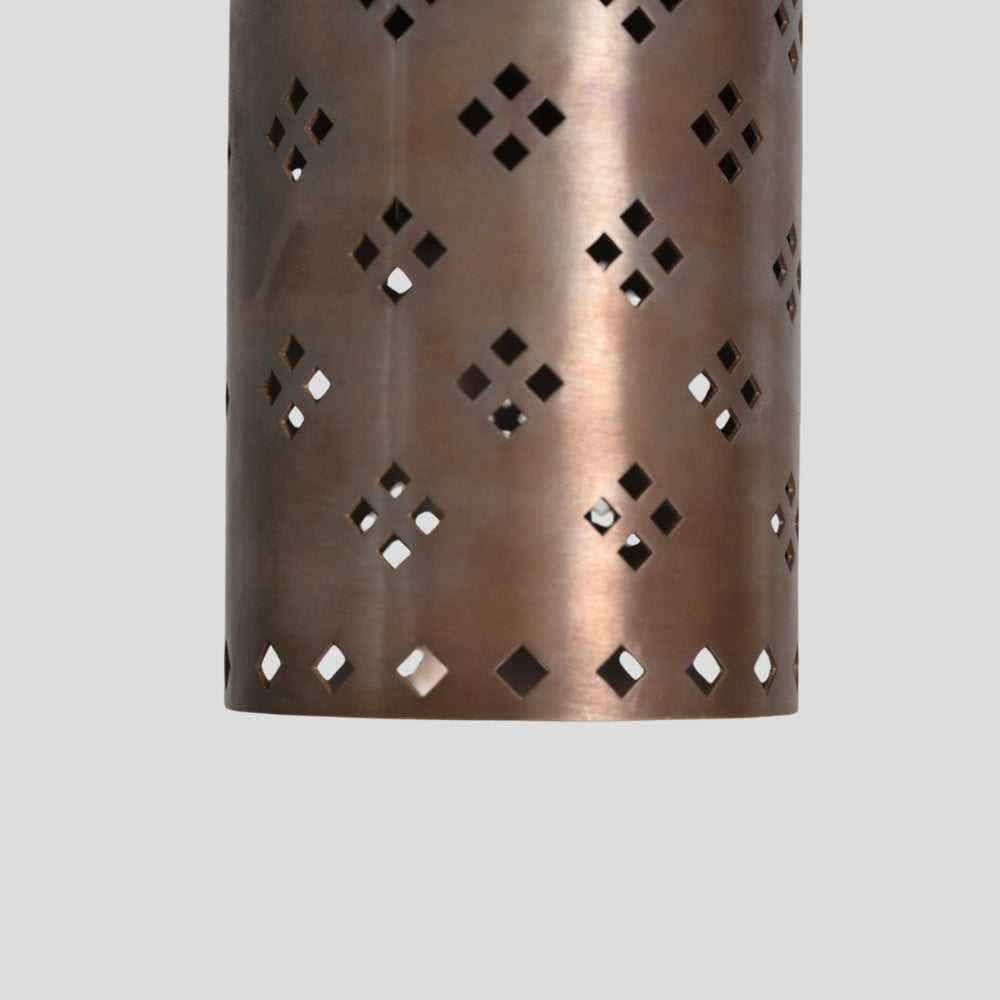 Brass Ceiling Perforated Spot Light - Flush Mount Light