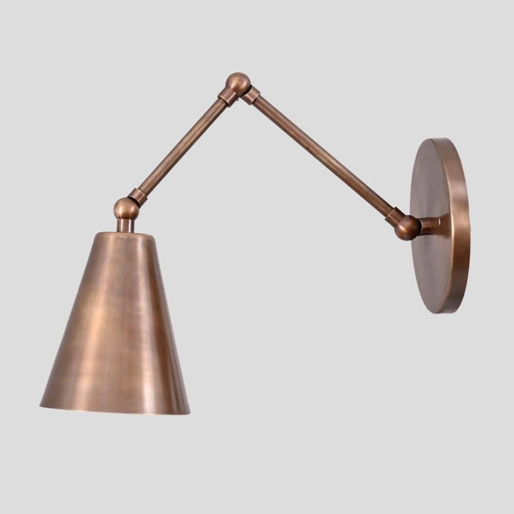 Articulated Brass Wall Sconce