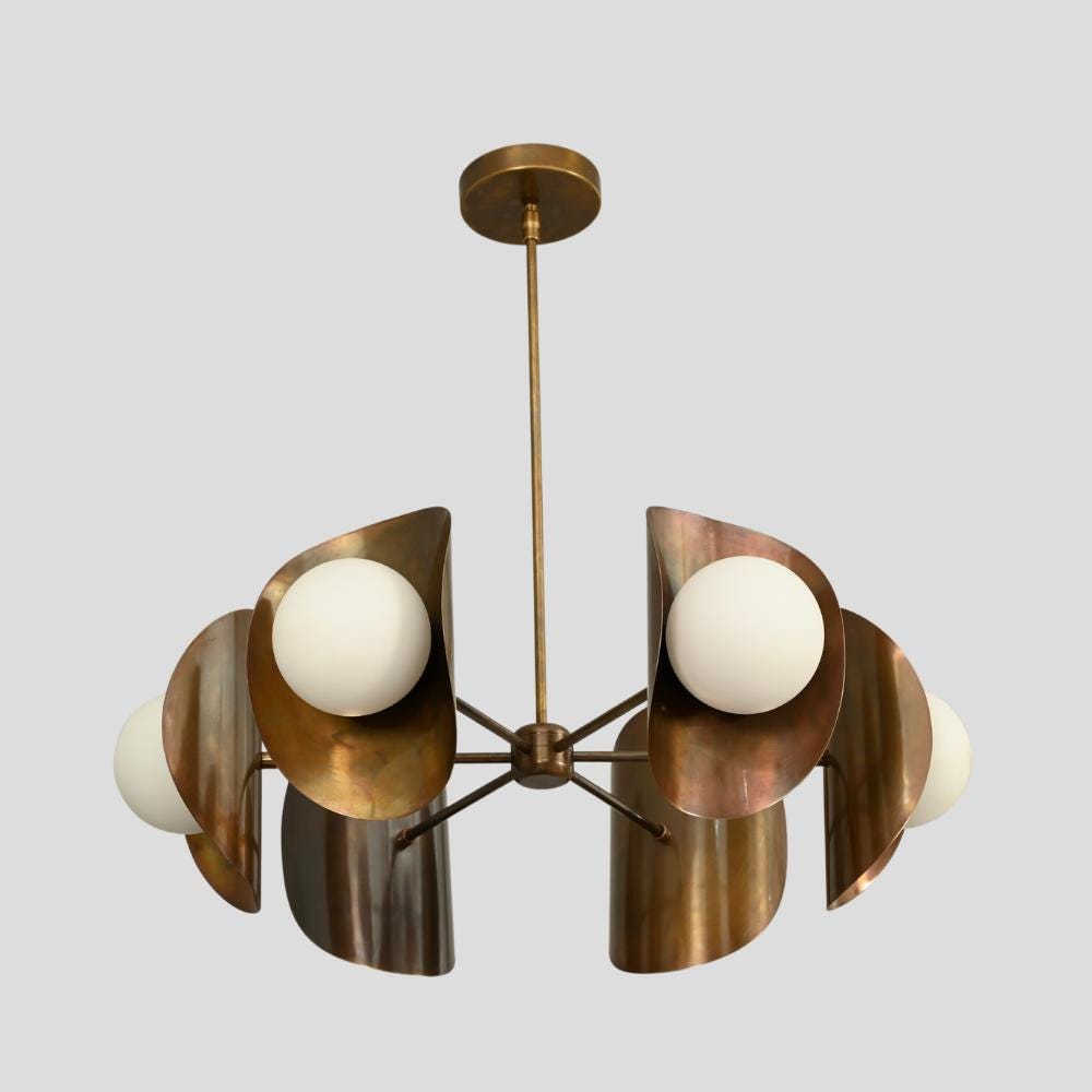 6-Light Modern Sputnik Chandelier