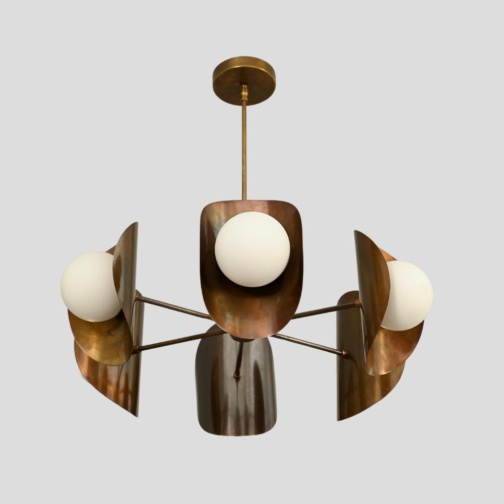 6-Light Modern Sputnik Chandelier