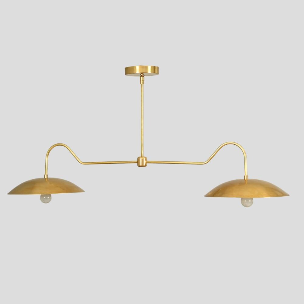 2-Light Sputnik Chandelier