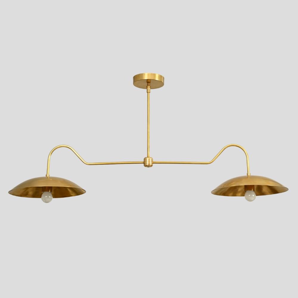 2-Light Sputnik Chandelier