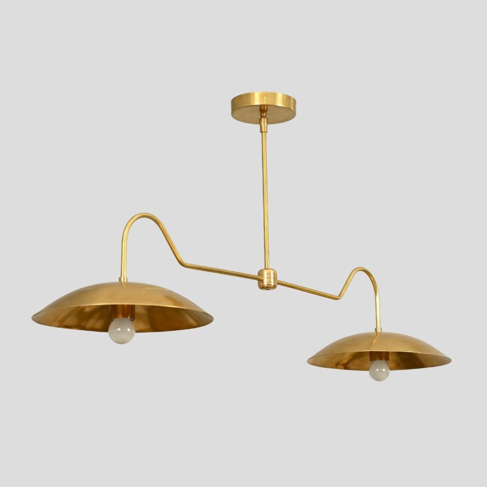 2-Light Sputnik Chandelier
