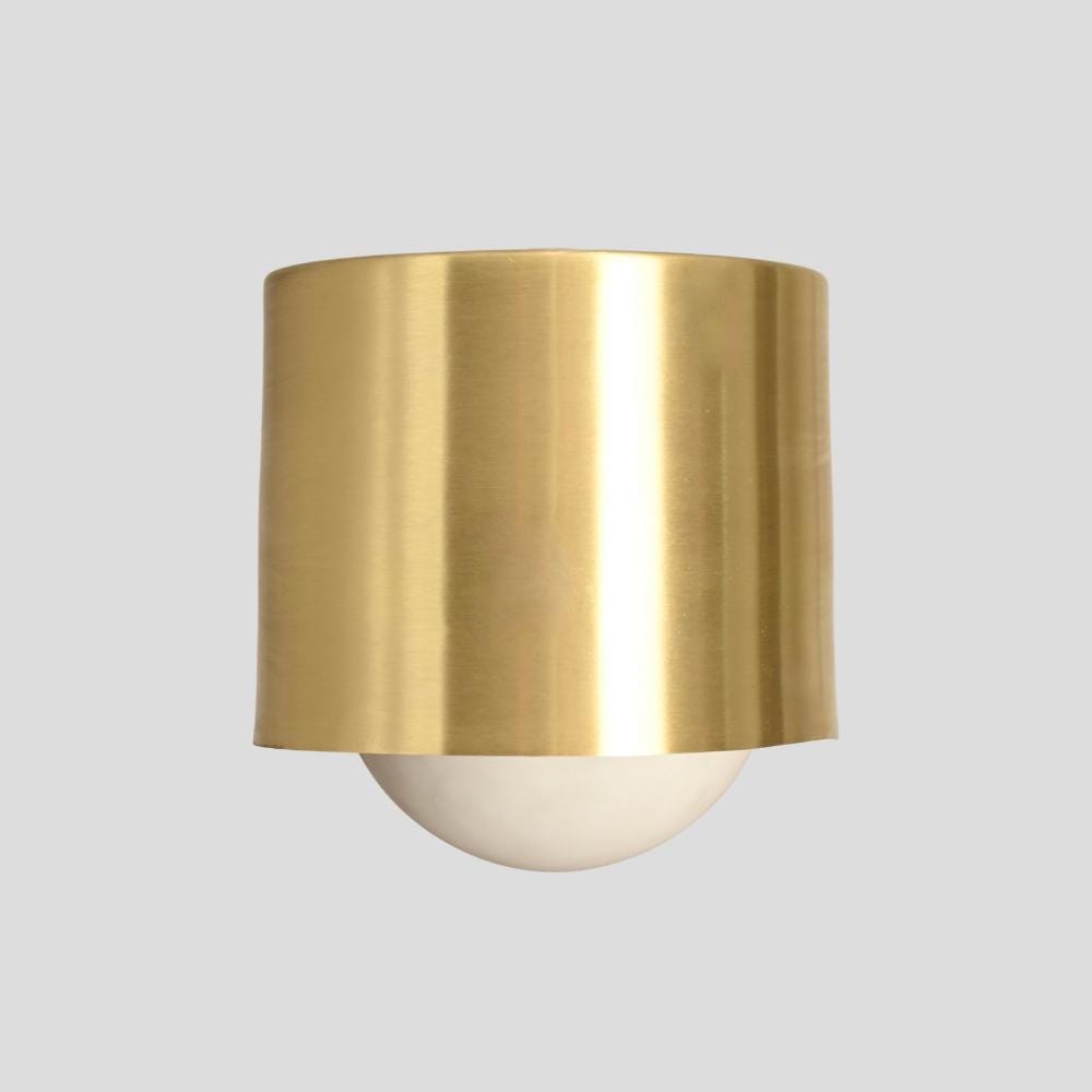 Brass Ceiling Spot Light - Mid Century Flush Mount Lamp