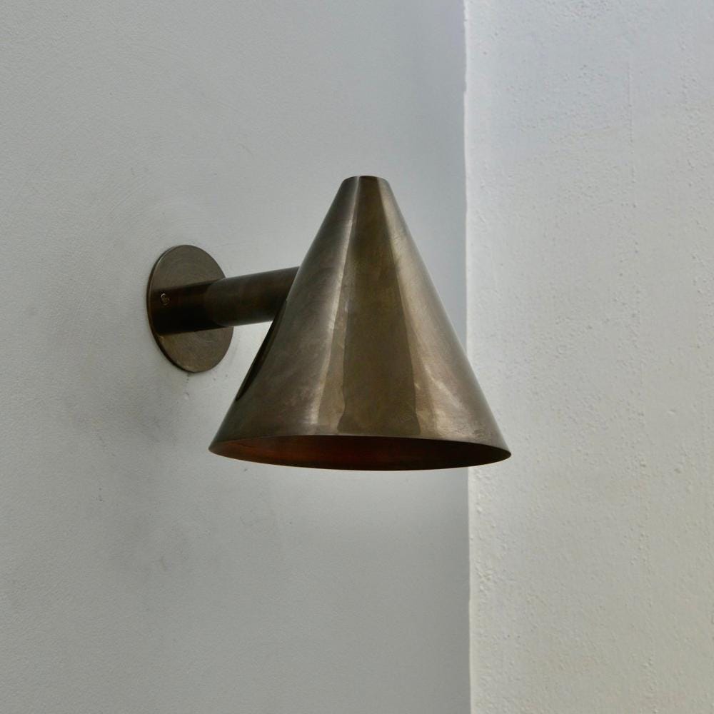 Minimalistic Sconce - Wall Light Fixture Brass Wall Lamp