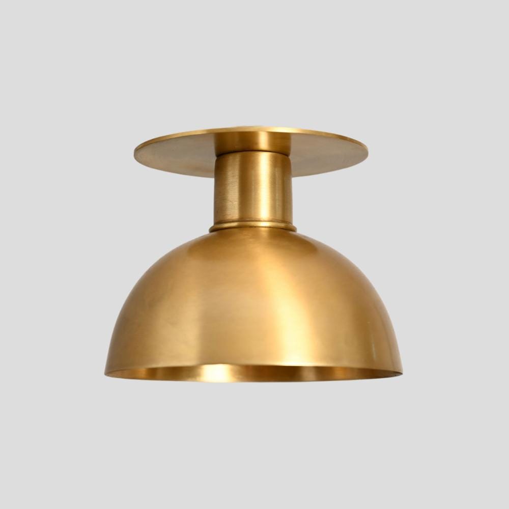 Brass Semi Flush Mount - Modern Ceiling Light