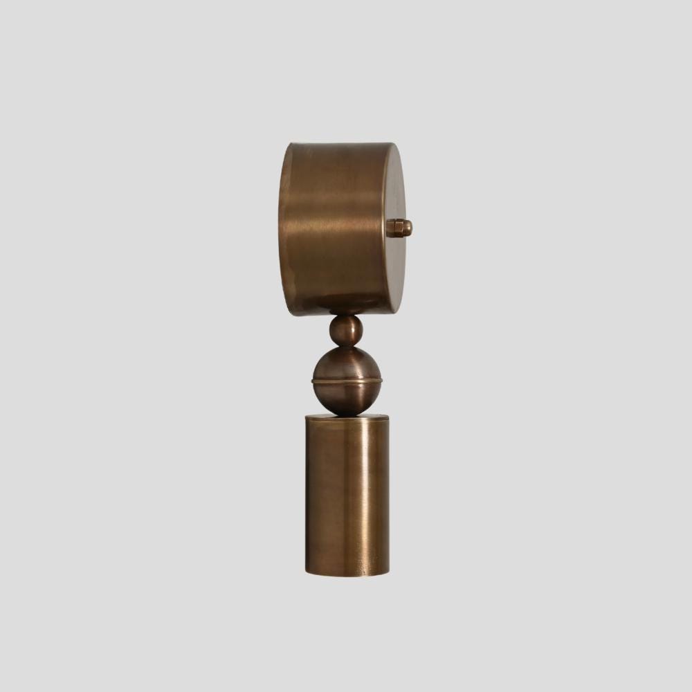 Brass Wall Sconce Pendant 1950s Modern Wall Light Wall Lamp Fixture Handmade Finishes