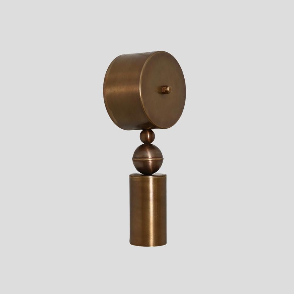 Brass Wall Sconce Pendant 1950s Modern Wall Light Wall Lamp Fixture Handmade Finishes