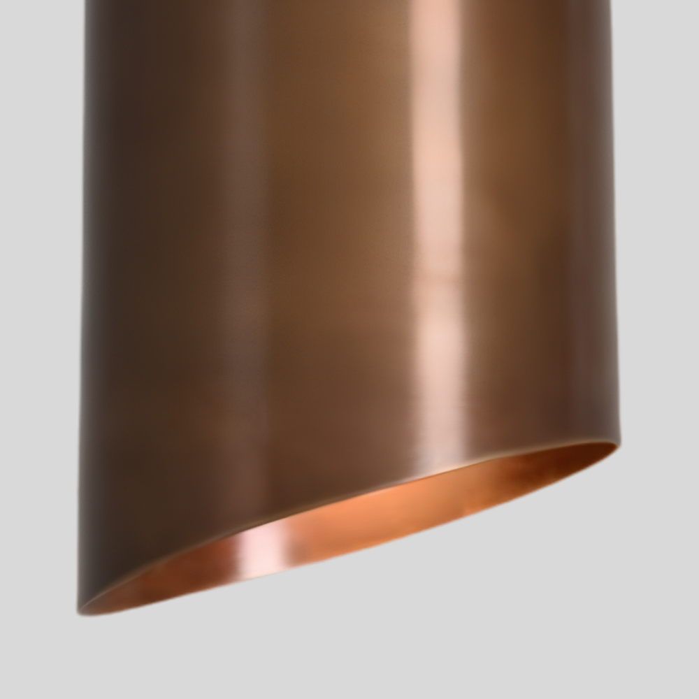 Brass Cut Cylinder Spot Light - Cylinder Flush Mount Ceiling Light