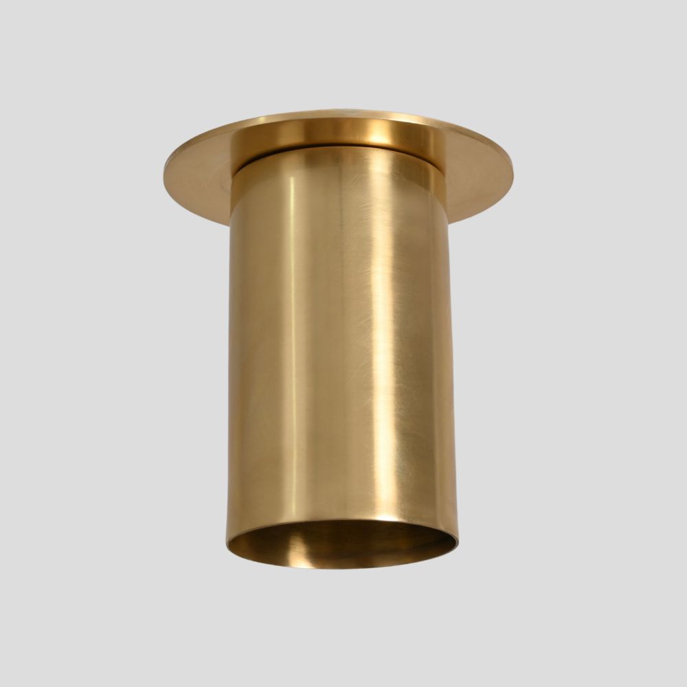 Raw Brass Ceiling Spot Light - Flush Mount Light