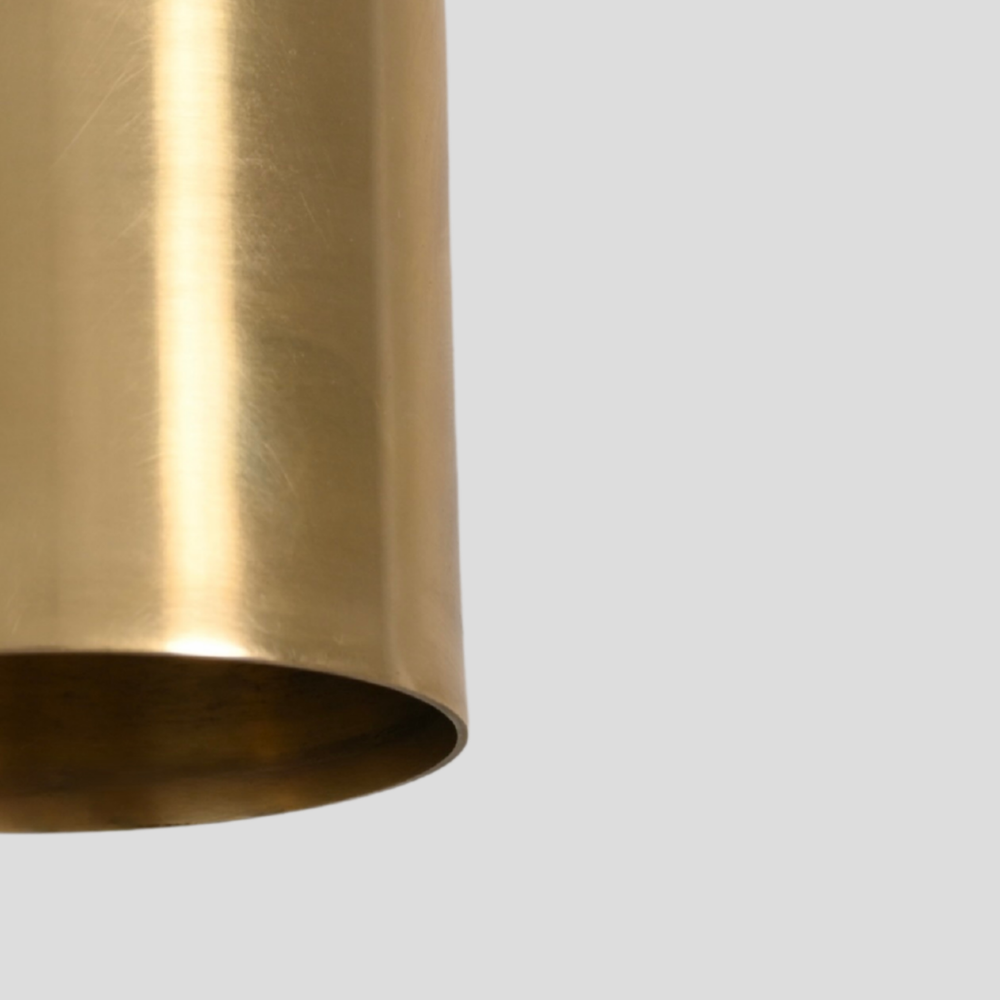 Raw Brass Ceiling Spot Light - Flush Mount Light