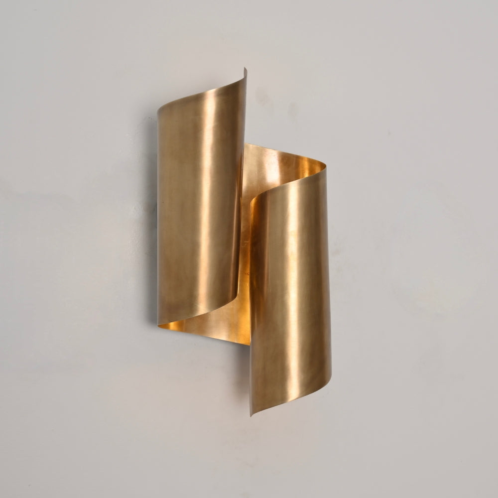 Curved Circle Wall Lamp Sconce