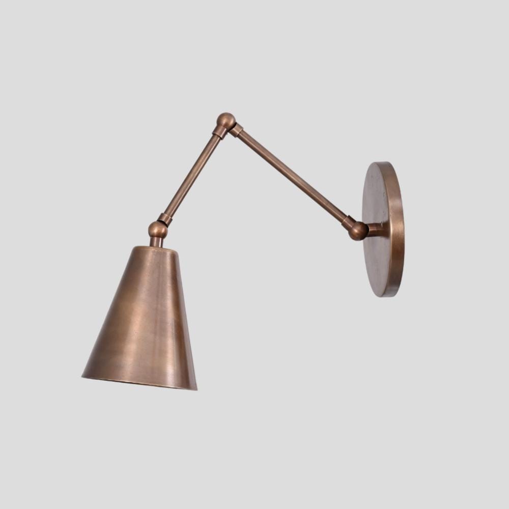 Articulated Brass Wall Sconce 