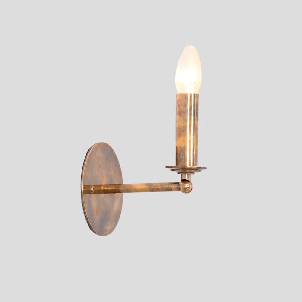 Mid-Century Modern Stilnovo Brass Wall Lamp