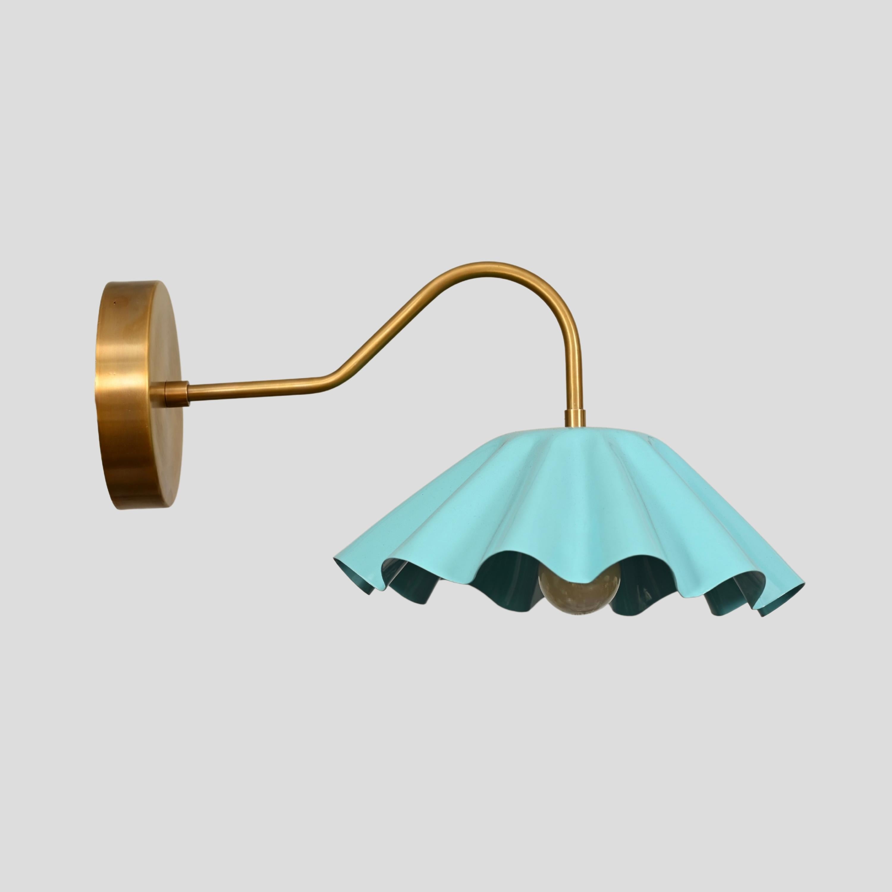 Stilnovo Style Brass Wall Sconce